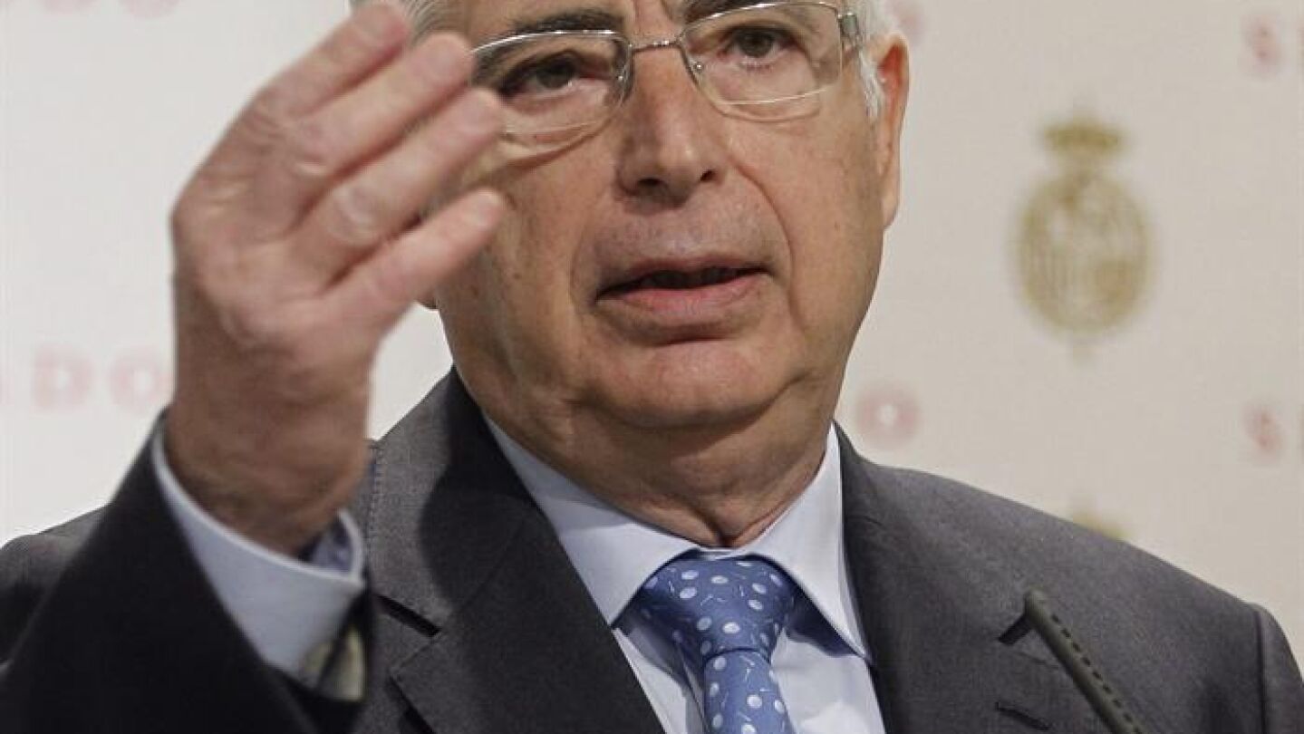  El presidente de Melilla, Juan Jos&eacute; Imbroda, durante su comparecencia en el Senado