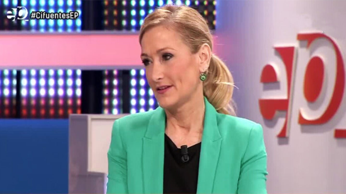 Cristina Cifuentes en Espejo P&uacute;blico.