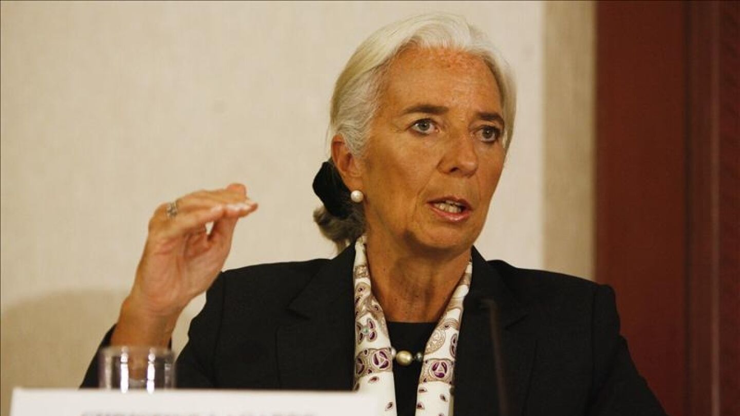 La directora del FMI, Christine Largarde.