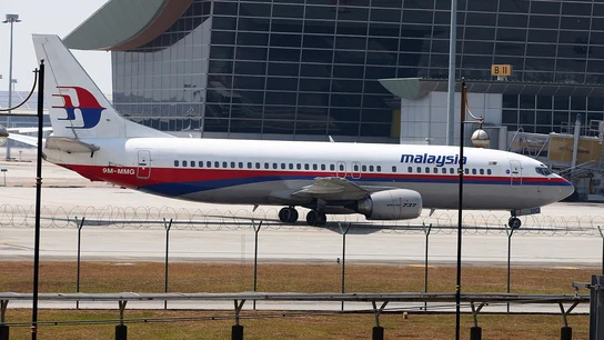 El avión de Malaysia Airlines en el aeropuerto de Kuala Lumpur antes de su desaparición El avión de Malaysia Airlines en el aeropuerto de Kuala Lumpur antes de su desaparición