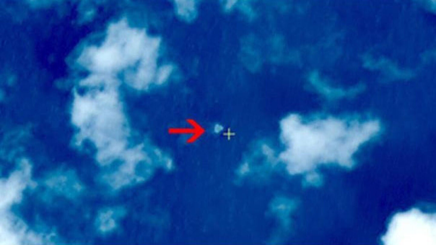 Restos localizados por el sat&eacute;lite del Gobierno chino