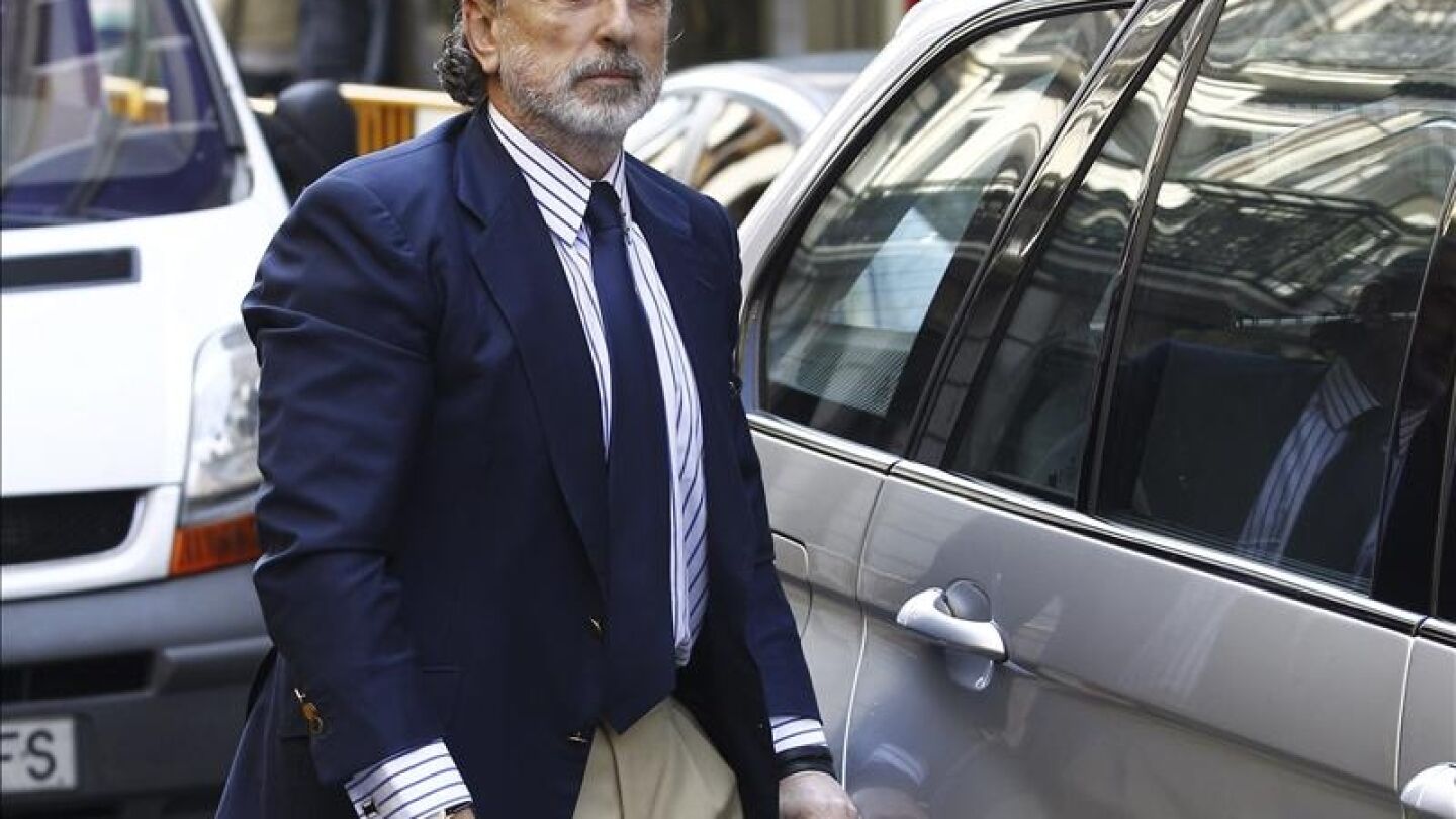 Francisco Correa, presunto cabecilla de la trama G&uuml;rtel, a su llegada a la Audiencia Nacional