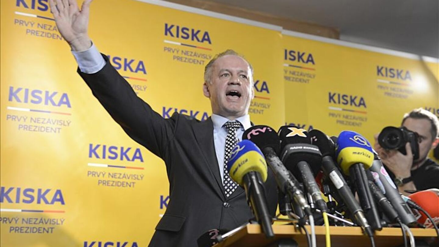 El millonario sin afiliaci&oacute;n pol&iacute;tica Andrej Kiska.