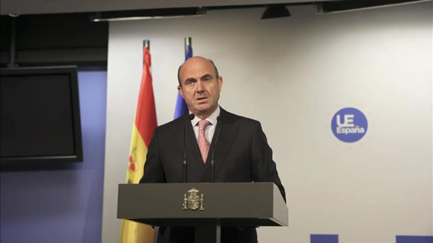 El ministro de Economía, Luis de Guindos El ministro de Economía, Luis de Guindos