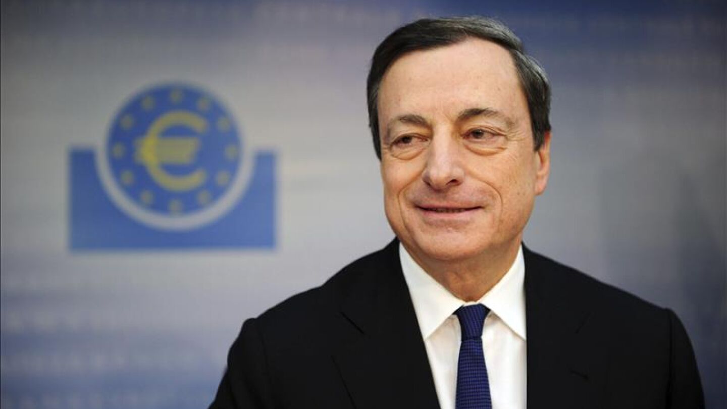 Mario Draghi, presidente del BCE