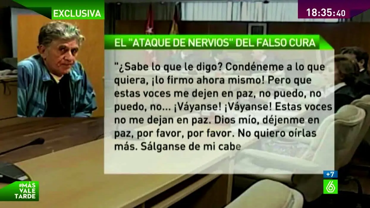 Declara ante el juez el falso cura que asaltó la casa de Bárcenas Declara ante el juez el falso cura que asaltó la casa de Bárcenas