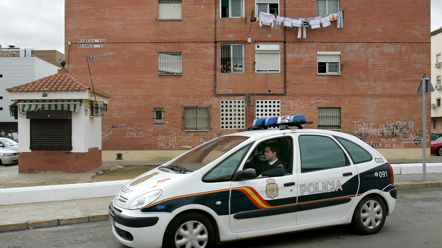 Un coche de la Polic&iacute;a Nacional
