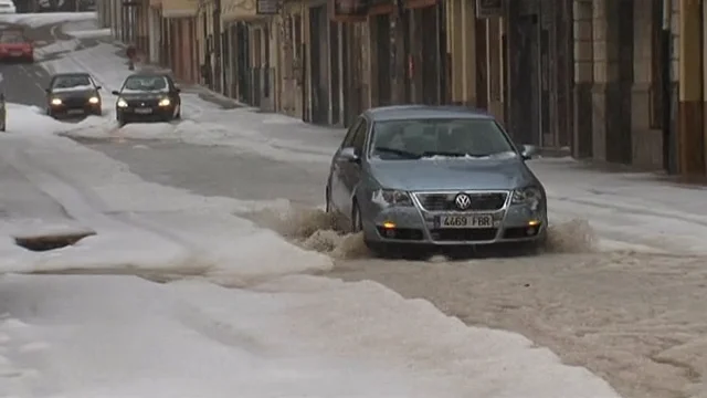 Impresionantes granizadas en Vilafranca y Viver, en Castellón