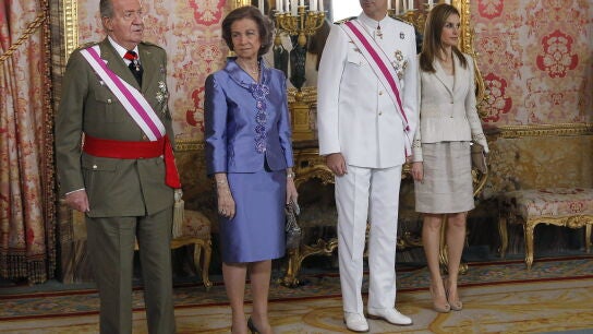 El Rey preside su &uacute;ltimo acto como jefe de las Fuerzas Armadas