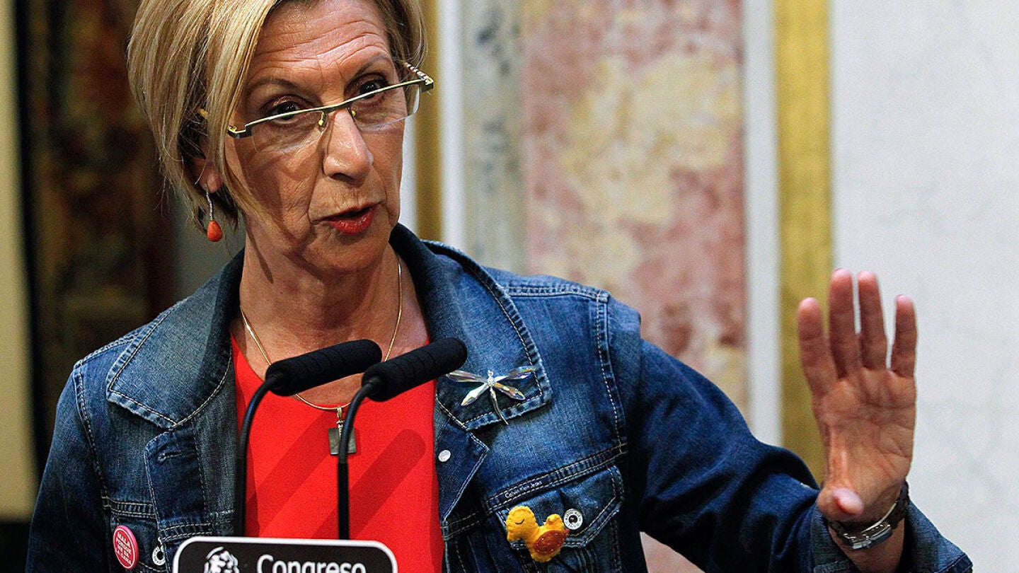 Rosa D&iacute;ez explica su participaci&oacute;n en el fondo de pensiones