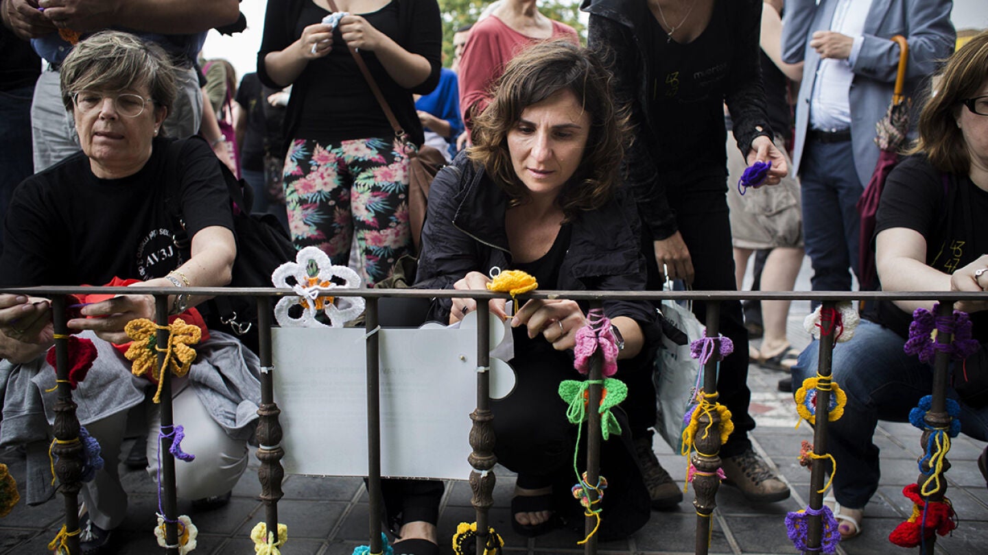La presidenta de la Asociaci&oacute;n de V&iacute;ctimas del Metro 3 de Julio, Beatriz Garrote