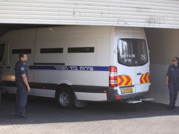 Imagen de archivo de un furgón de la Policía de Israel Imagen de archivo de un furgón de la Policía de Israel