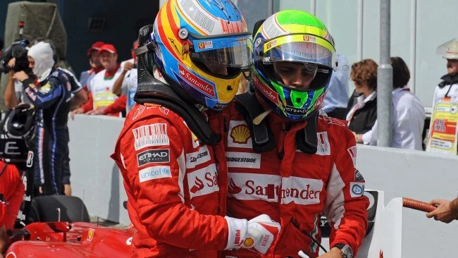 Fernando Alonso y Felipe Massa