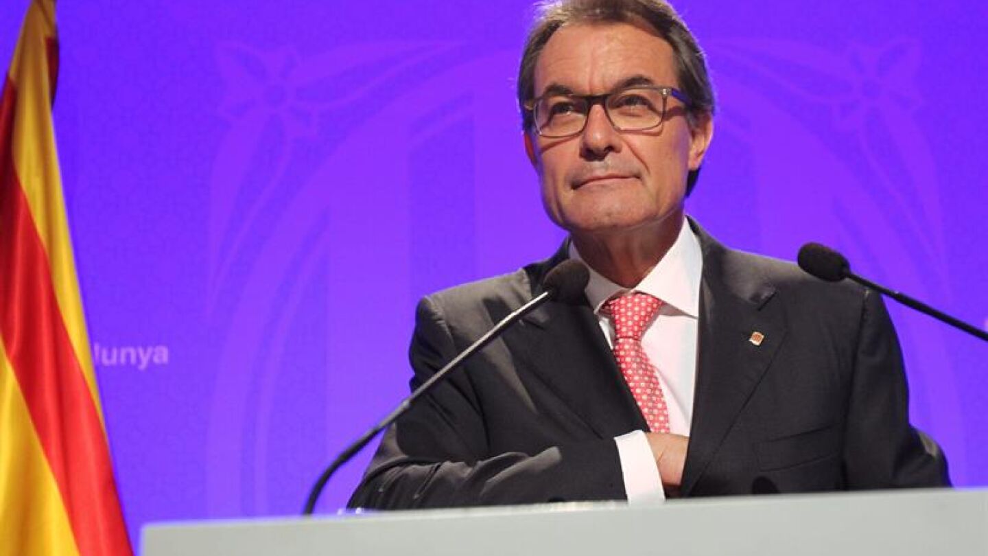Artur Mas comparece como presidente de la Generalitat