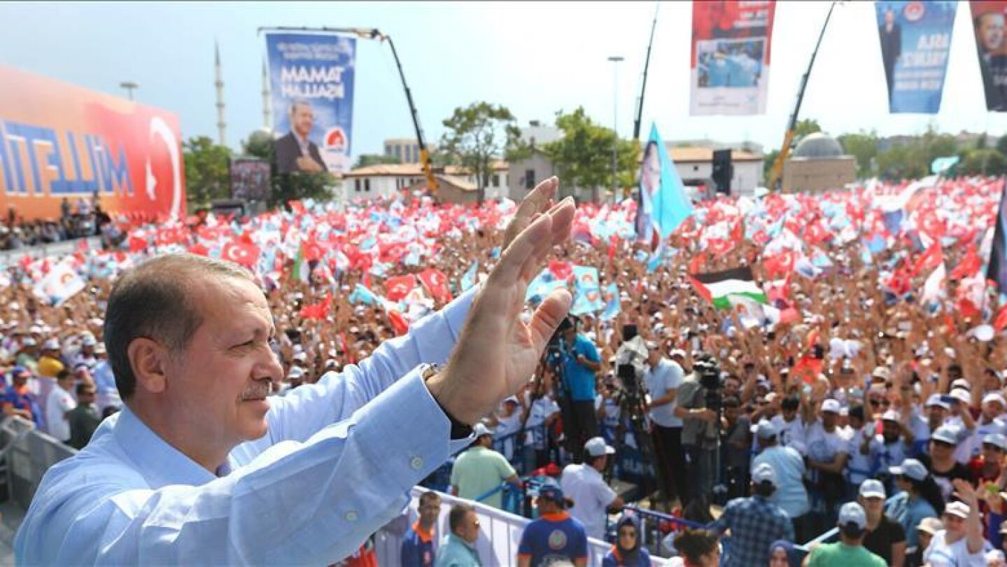 Erdogan en la localidad turca de Konya