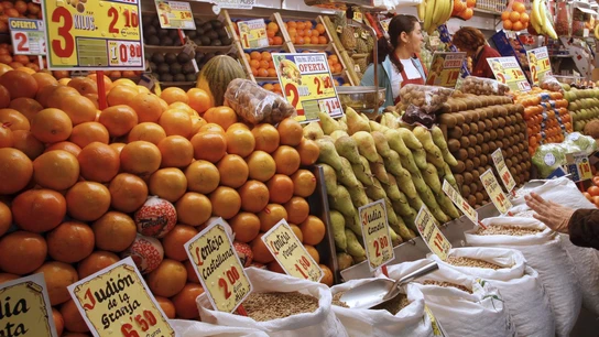 Un mercado de Madrid Un mercado de Madrid