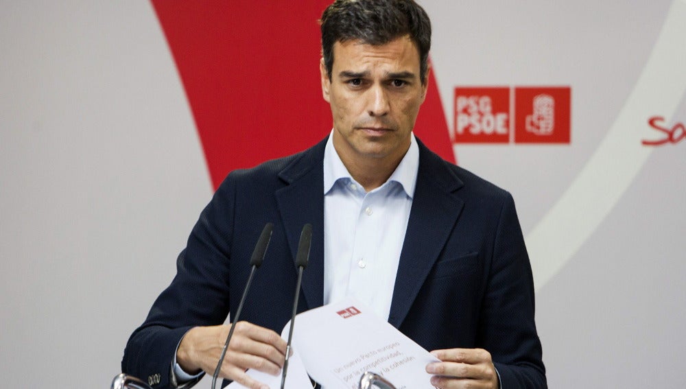 El secretario general del PSOE, Pedro Sánchez