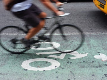 Un carril bici Un carril bici