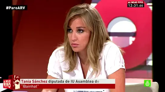 Tania Sánchez en ARV Tania Sánchez en ARV