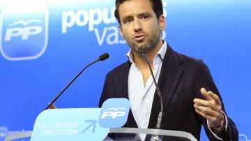 El portavoz del PP en el Parlamento vasco, Borja Sémper