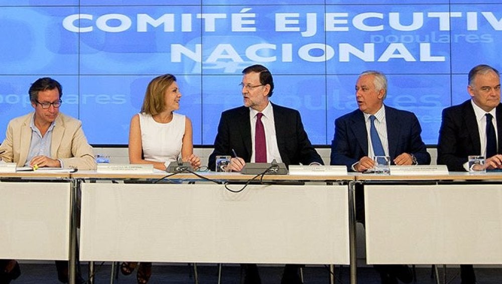 Reunión del comité del PP en julio de 2014
