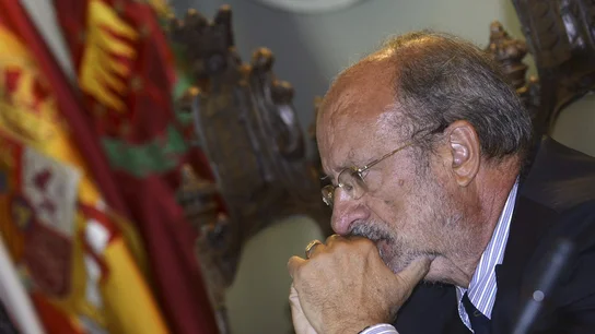 El alcalde de Valladolid, Javier León de la Riva El alcalde de Valladolid, Javier León de la Riva