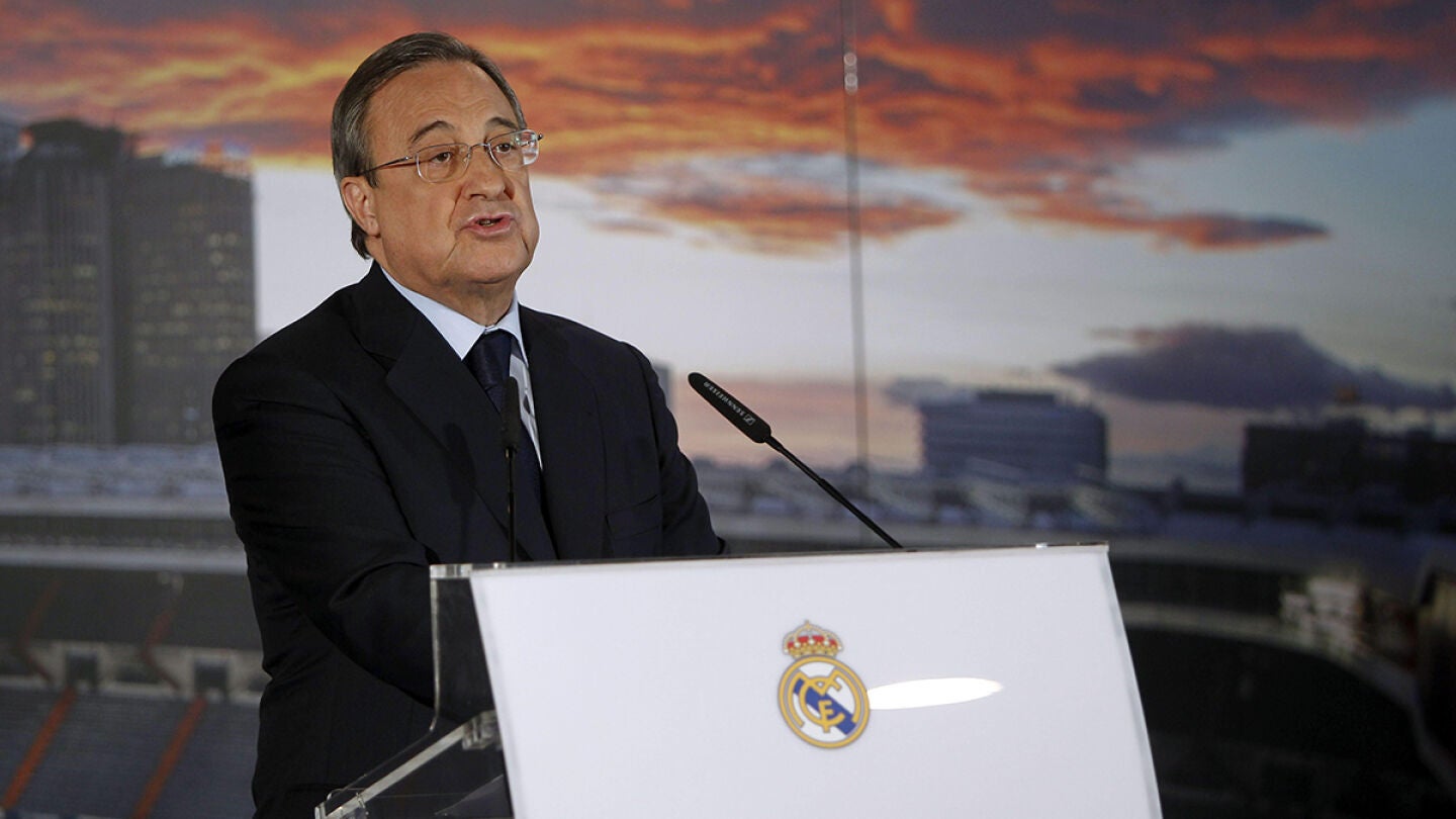 Florentino P&eacute;rez, presidente del Real Madrid