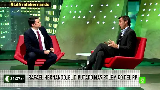 Rafael Hernando en laSexta Noche Rafael Hernando en laSexta Noche