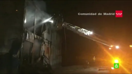 Incendio en un colegio de Madrid Incendio en un colegio de Madrid