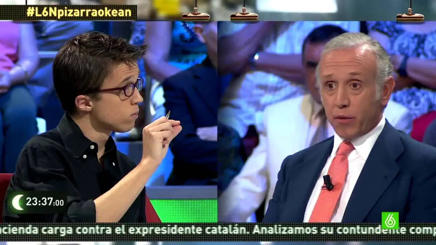 Eduardo Inda se dirige a Errejón Eduardo Inda se dirige a Errejón