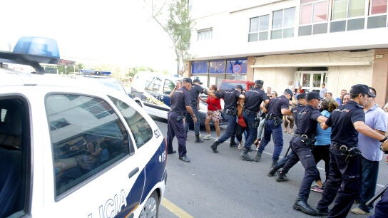 mbiente de tensi&oacute;n que se viv&iacute;a en los alrededores de los juzgados