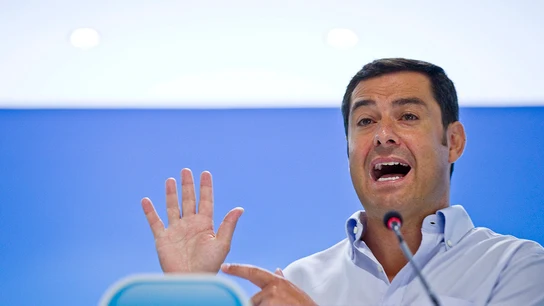 Juan Manuel Moreno, presidente del PP de Andalucía Juan Manuel Moreno, presidente del PP de Andalucía