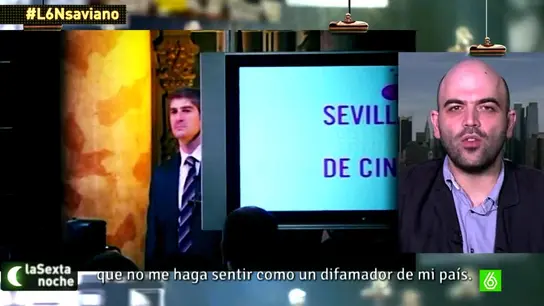 Roberto Saviano habla con Iñaki López Roberto Saviano habla con Iñaki López