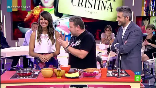 Chicote enseña a cocinar a Pedroche Chicote enseña a cocinar a Pedroche