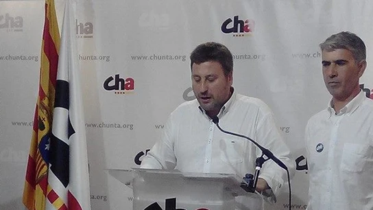 José Luis Soro y Juan Martín en rueda de prensa José Luis Soro y Juan Martín en rueda de prensa