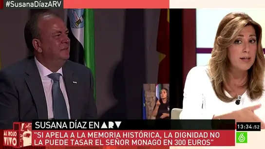 Susana Díaz valora la decisión de Monago Susana Díaz valora la decisión de Monago