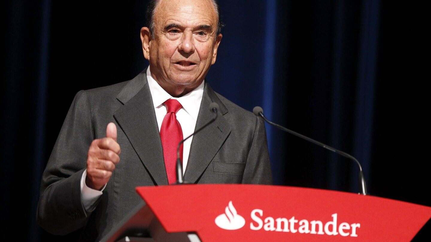 El presidente del Grupo Santander, Emilio Bot&iacute;n