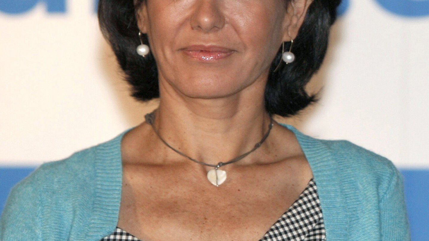 Ana Patricia Bot&iacute;n, presidenta del Banco Santander