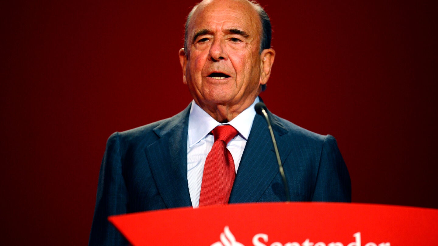 Emilio Bot&iacute;n, presidente del Santander