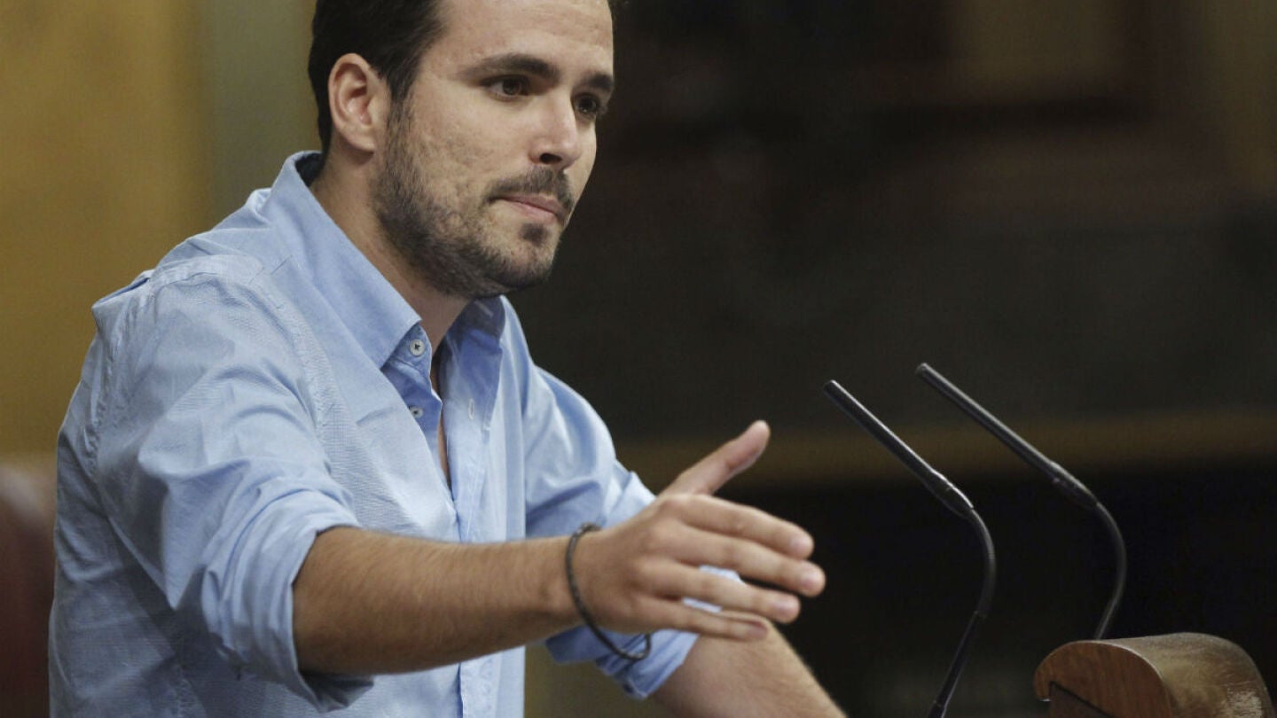 Alberto Garz&oacute;n, diputado de Izquierda Unida