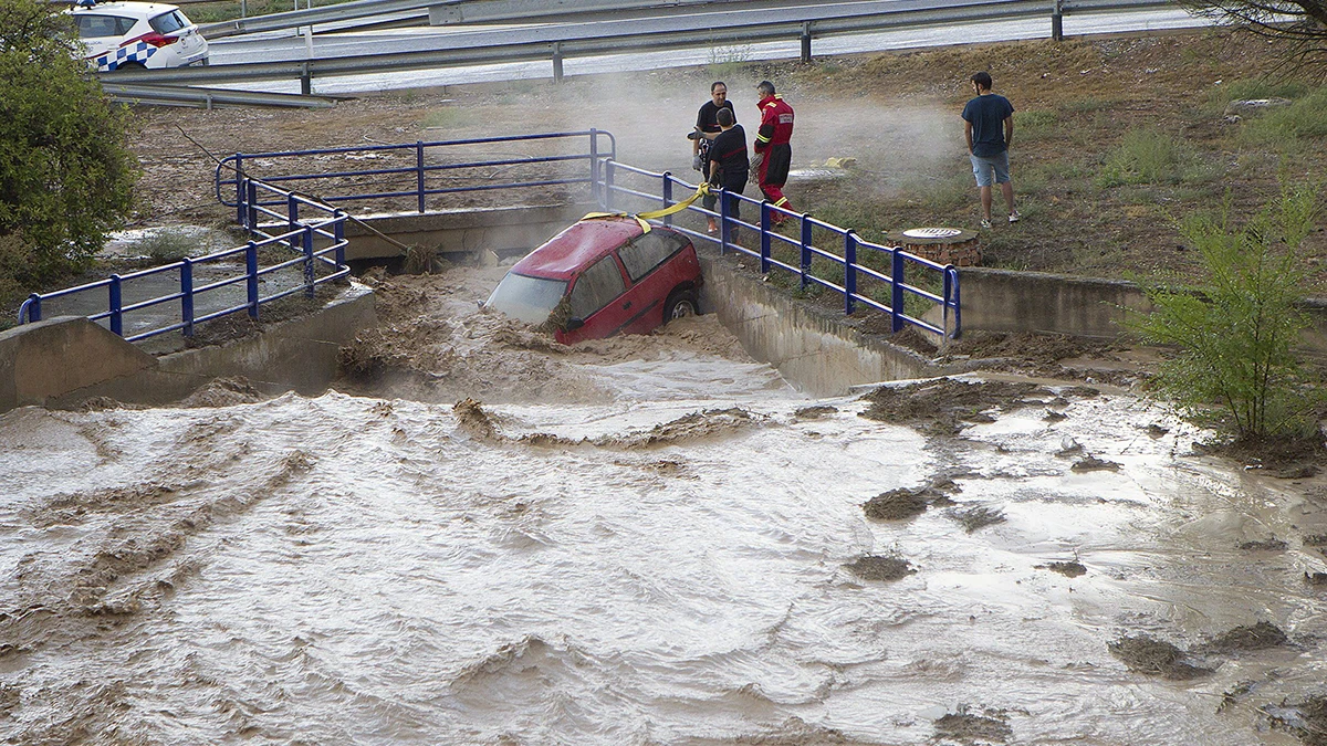 Consecuencias de la fuerte tormenta en Teruel Consecuencias de la fuerte tormenta en Teruel