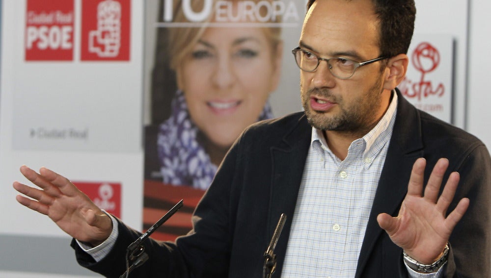 Portavoz del grupo parlamentario socialista en el Congreso, Antonio Hernando