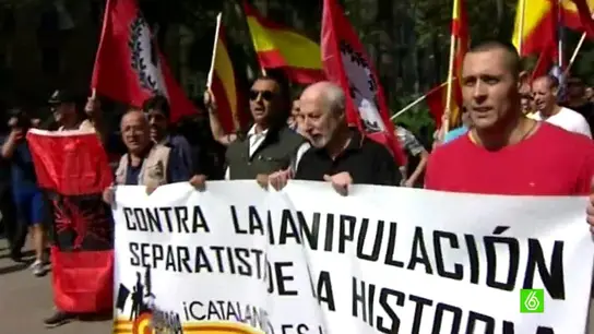 Miembros de extrema derecha en Barcelona Miembros de extrema derecha en Barcelona