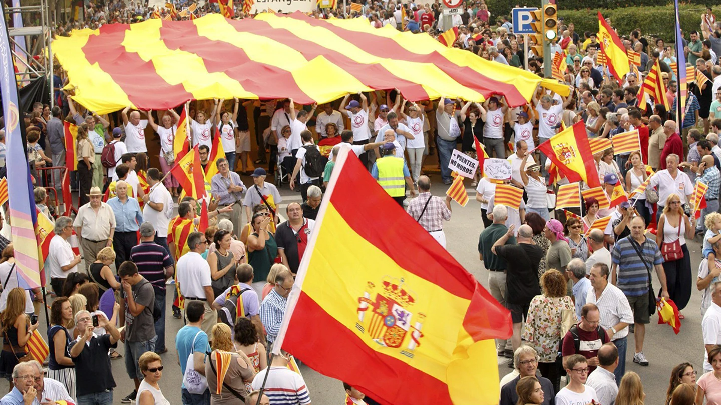 Tarragona, durante el acto organizado por Societat Civil Catalana Tarragona, durante el acto organizado por Societat Civil Catalana
