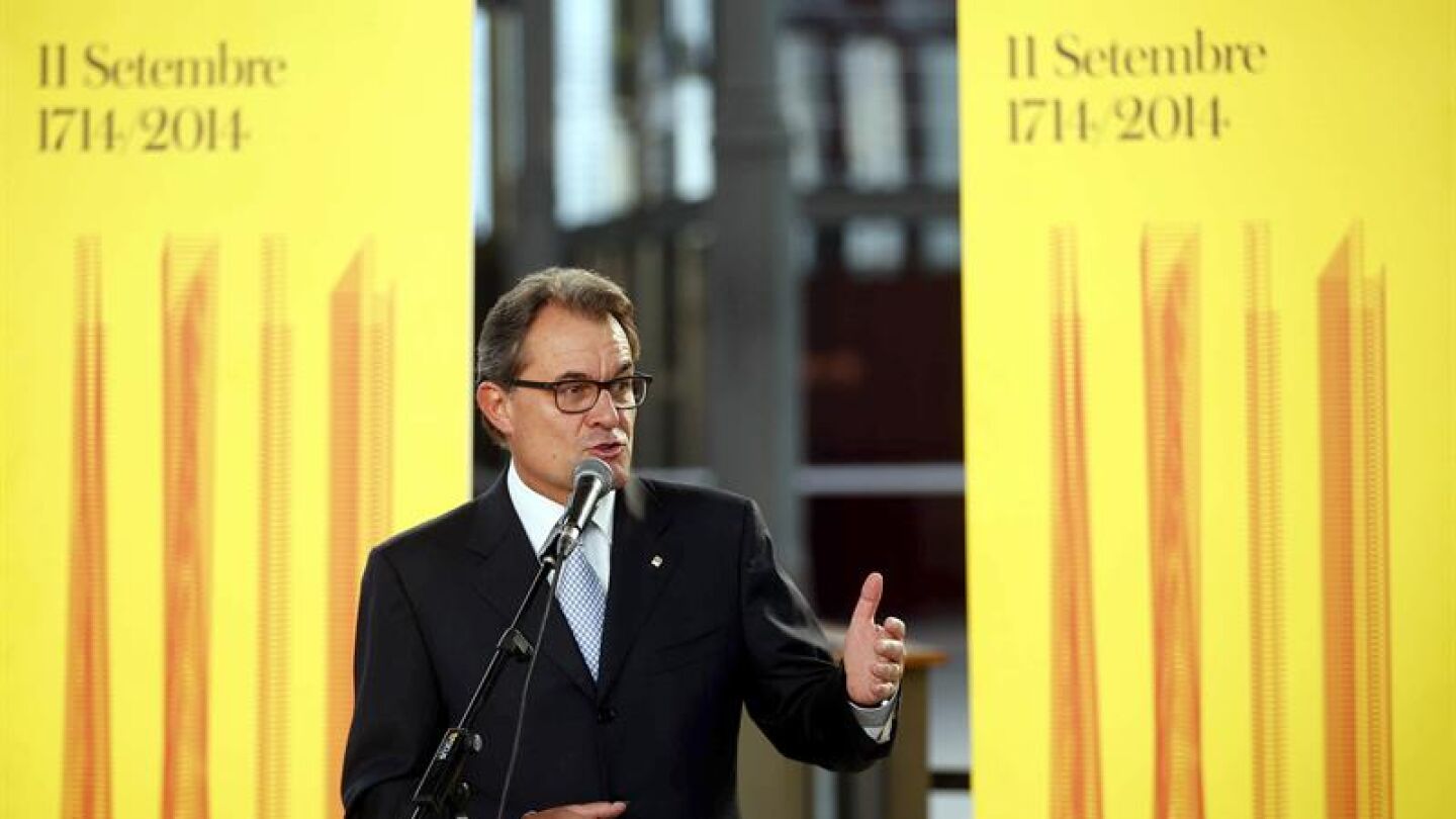 Artur Mas en rueda de prensa