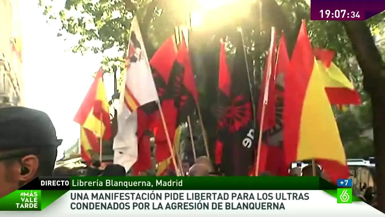 Manifestación por los ultras condenados por Blanquerna