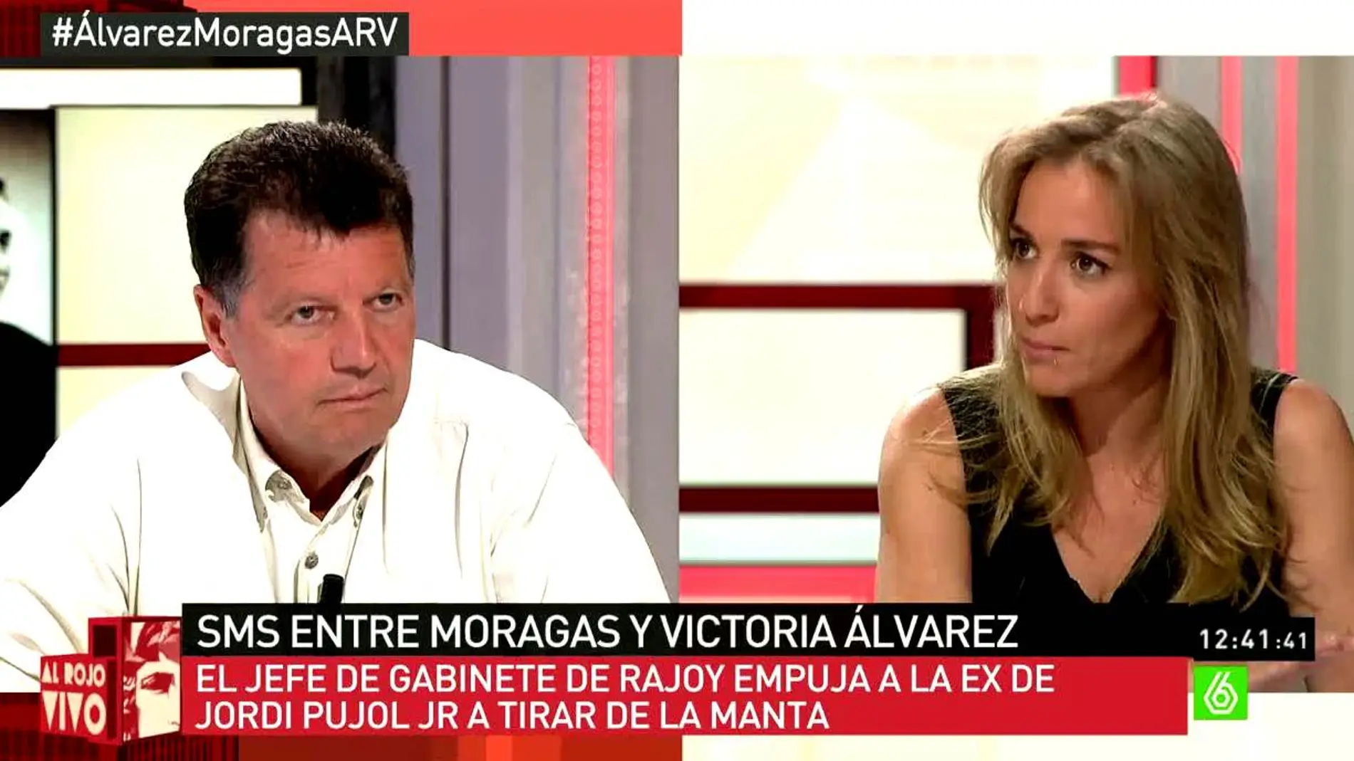 Tania Sánchez debate con Alfonso Rojo