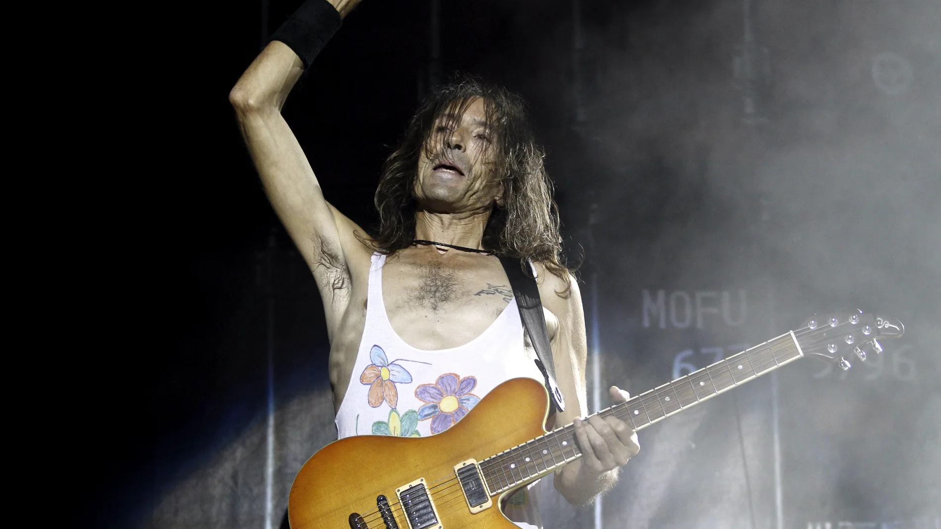 El guitarrista y cantante de Extremoduro, Robe Iniesta.