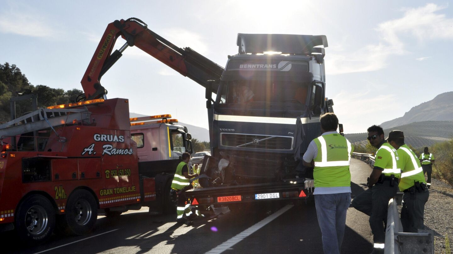 Accidente en El Salar, Granada