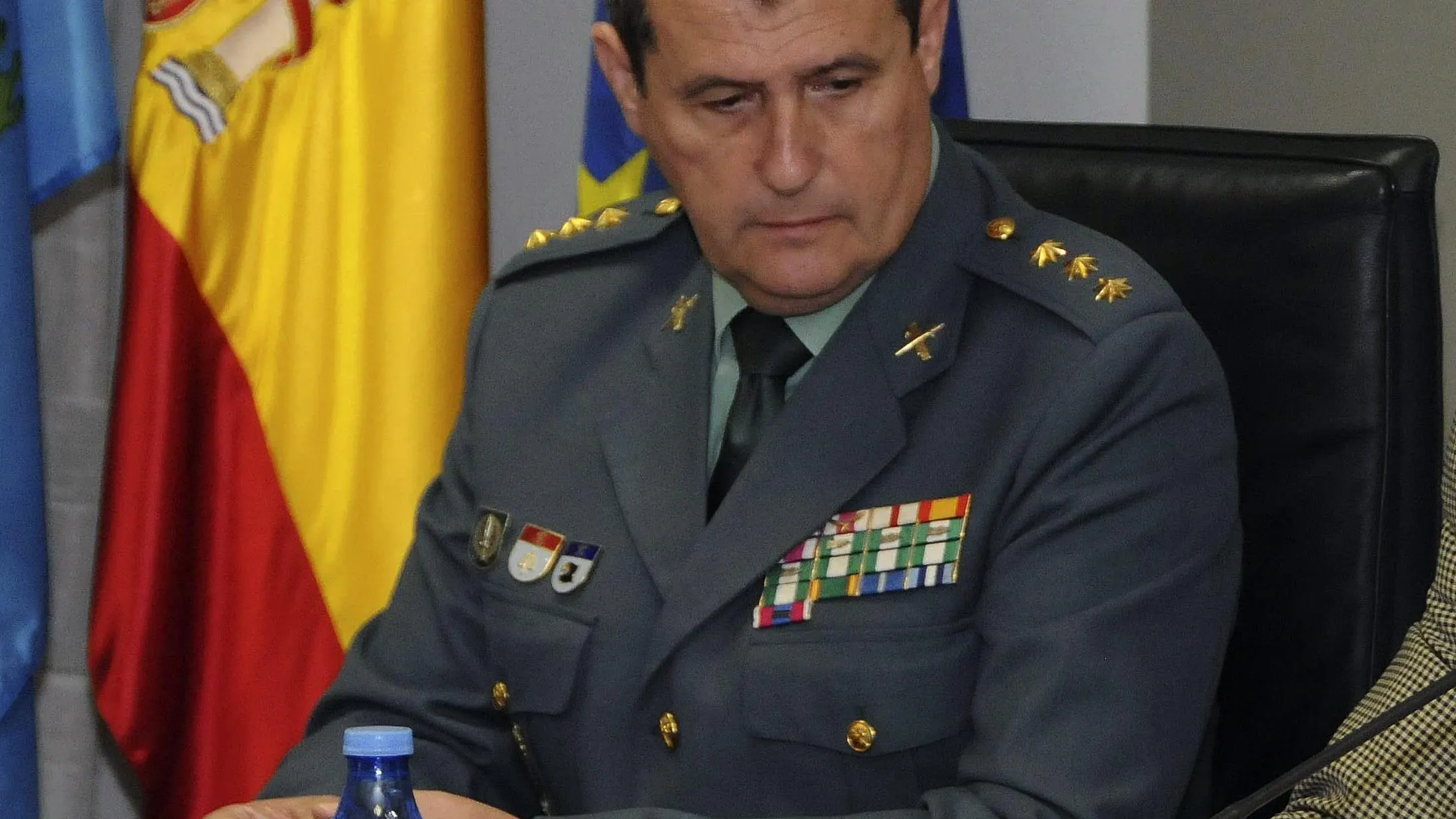 El coronel jefe de la Comandancia de la Guardia Civil en la ciudad, Ambrosio Martín Villaseñor